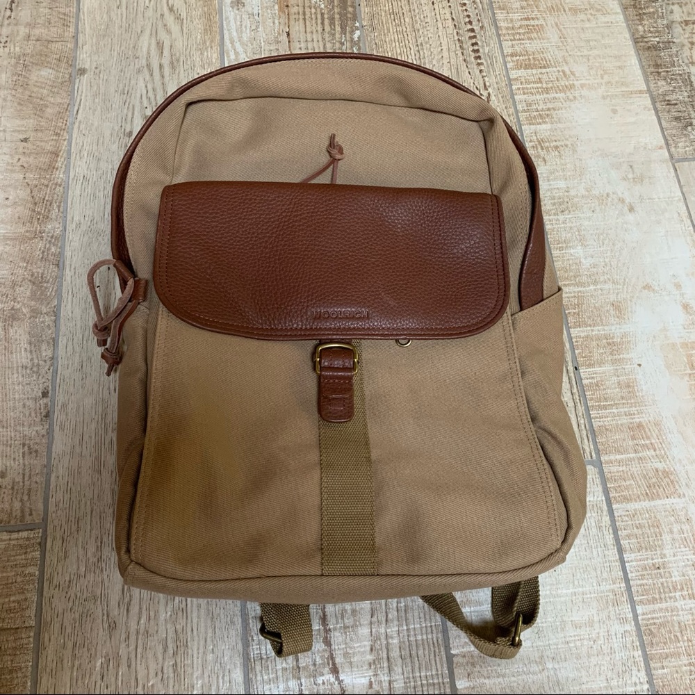 Wool rich Top Zip Backpack